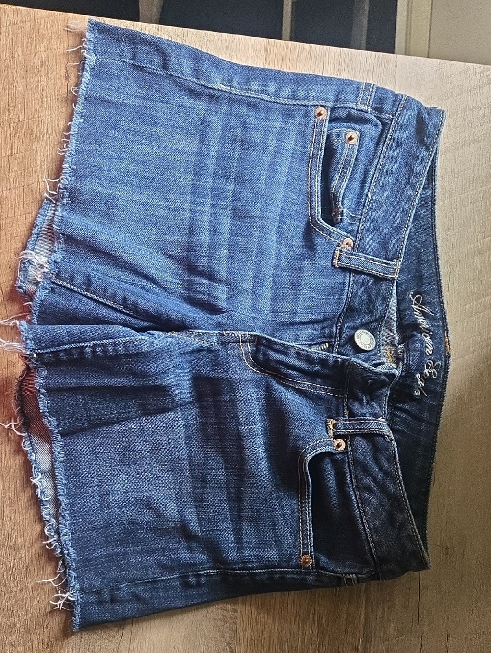 American Eagle Outfitters Dark Blue Denim Shorts